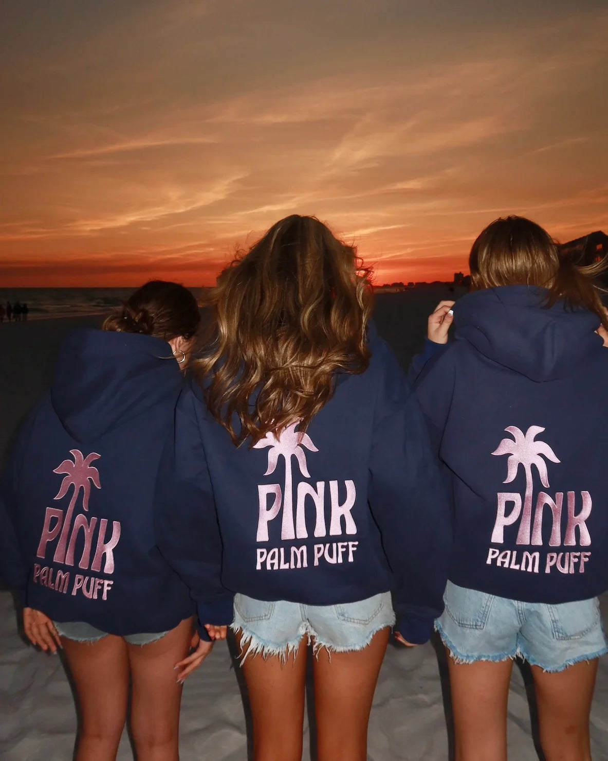 Classic Puff Hoodie in Navy