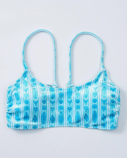 Cleo Top in Azure